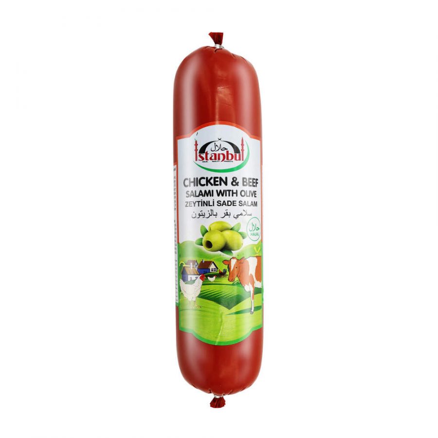 ISTANBUL BEEF SALAMI WITH OLIVE (NO PM) - Image 1
