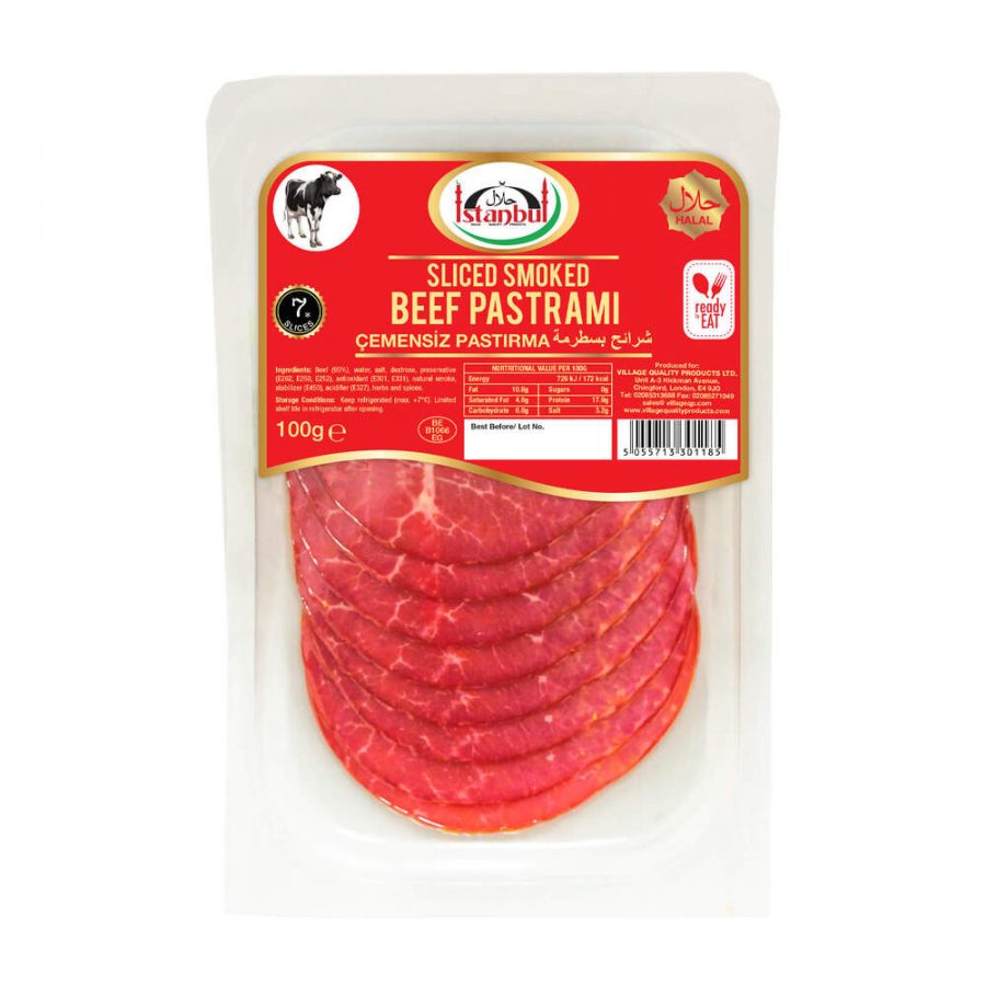 ISTANBUL SLICED SMOKED BEEF PASTRAMI - Image 1