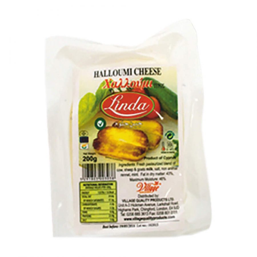 LINDA HALLOUMI (HELLIM) CHEESE (5X200G MULTIPACK) - Image 1