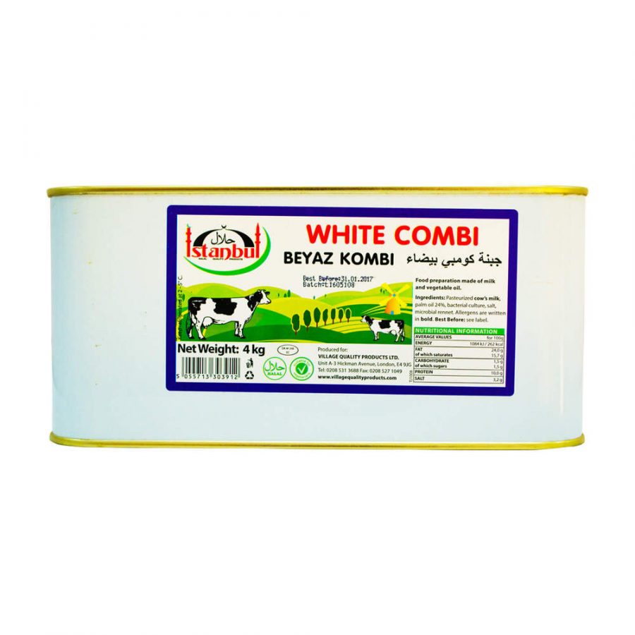 ISTANBUL WHITE COMBI CHEESE (WHITE TIN) - Image 1