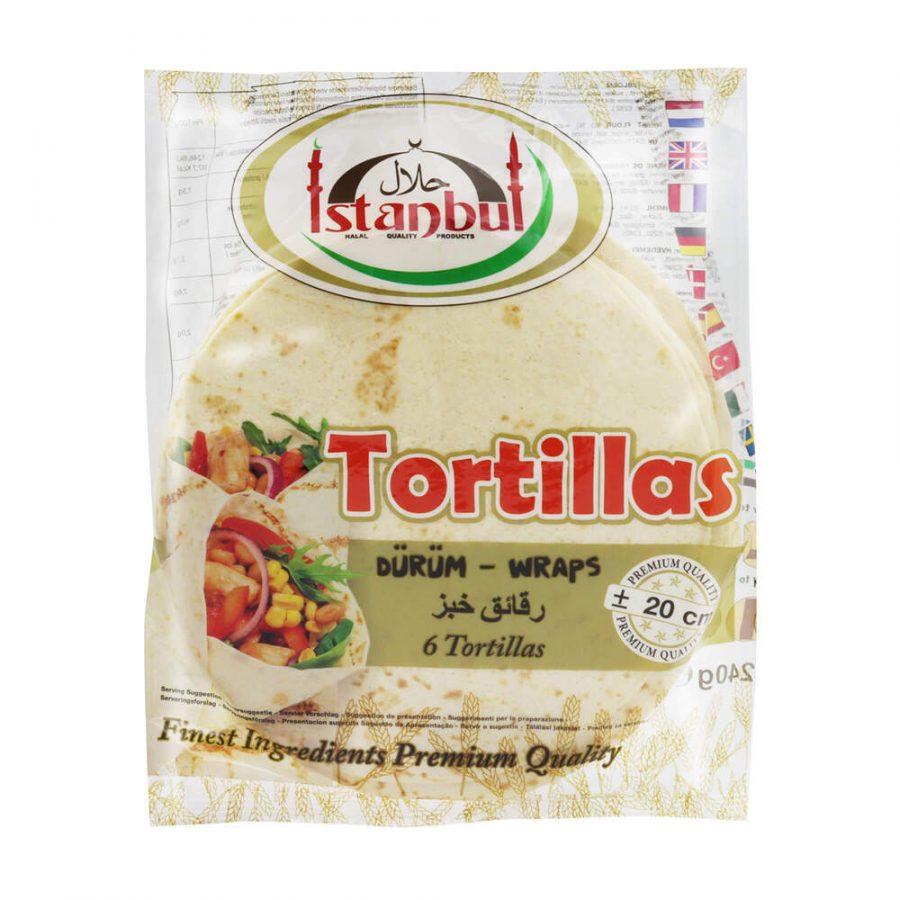 ISTANBUL TORTILLA WRAPS (20 CM X 6 WRAPS EACH) - Image 1