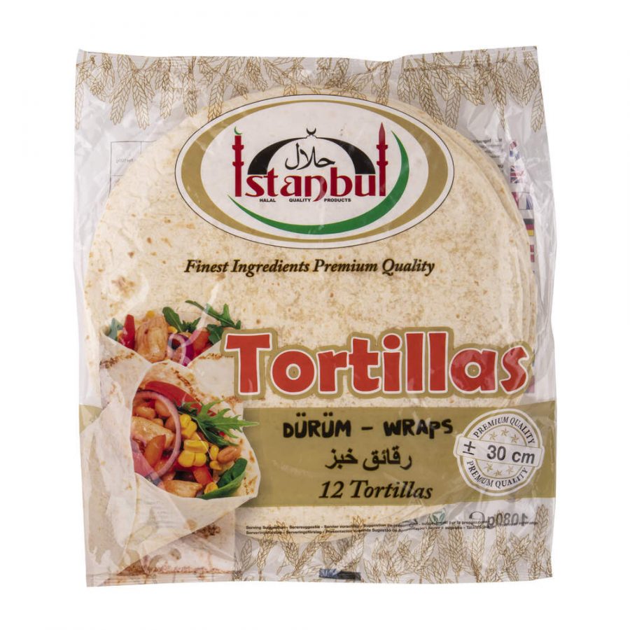 ISTANBUL TORTILLA WRAPS (30 CM X 12 WRAPS EACH) - Image 1