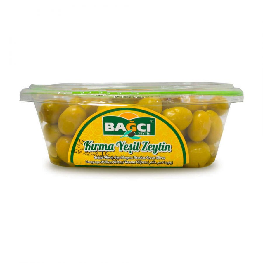 BAGCI CRACKED GREEN OLIVES (KIRMA YESIL ZEYTIN) BOW - Image 1