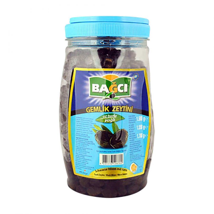 BAGCI GEMLIK BLACK OLIVES PET (BLUE LABEL) - Image 1