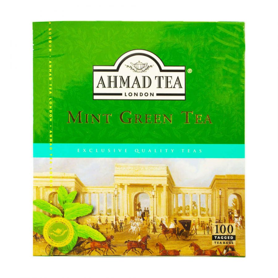 AHMAD TEA MINT GREEN TEA TEABAG - Image 1