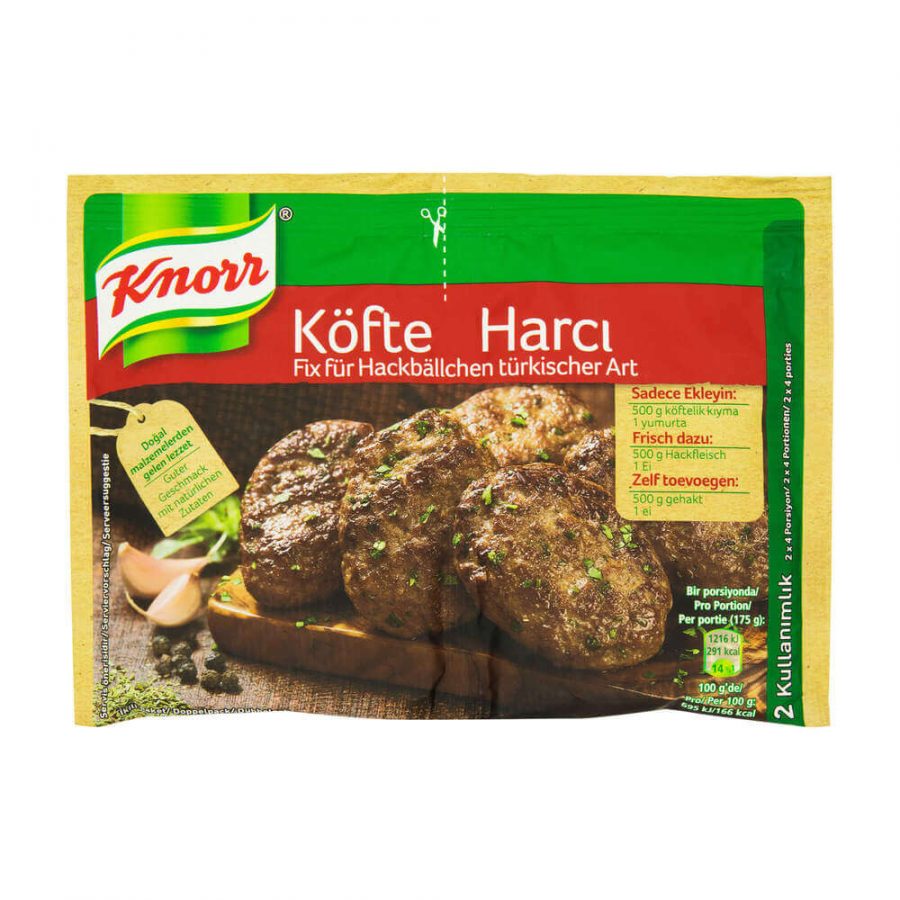 KNORR MIX FOR TURKISH STYLE MEATBALLS (KOFTE HARCI) - Image 1