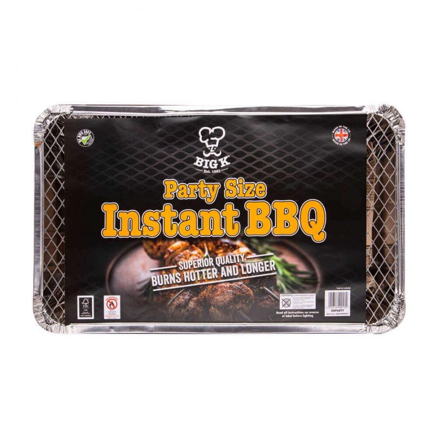 BIG K DISPOSABLE INSTANT BBQ PARTY SIZE - Image 1