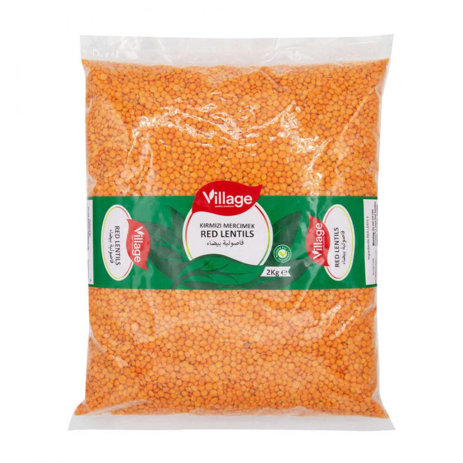 VILLAGE RED LENTILS WHOLE - Image 1