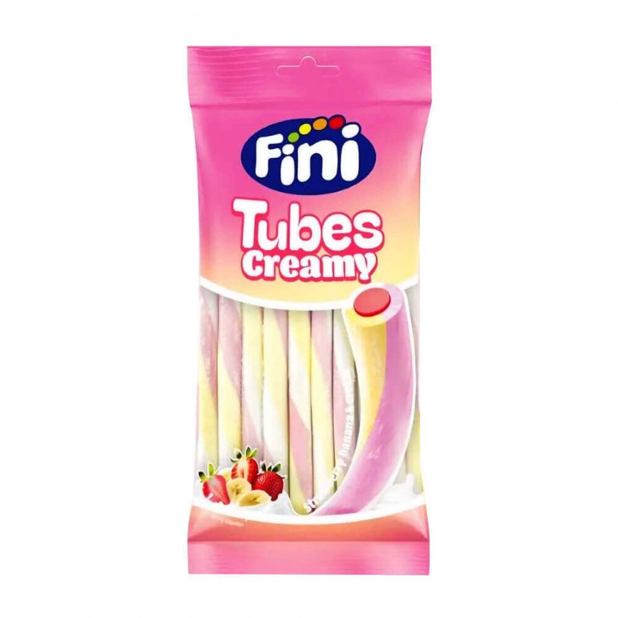 FINI TUBES CREAMY STRAWBERRY & BANANA - Image 1