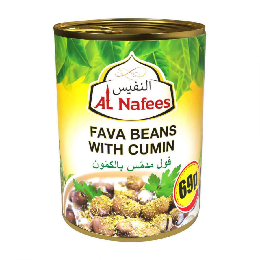 AL NAFEES FAVA BEANS WITH CUMIN - Image 1