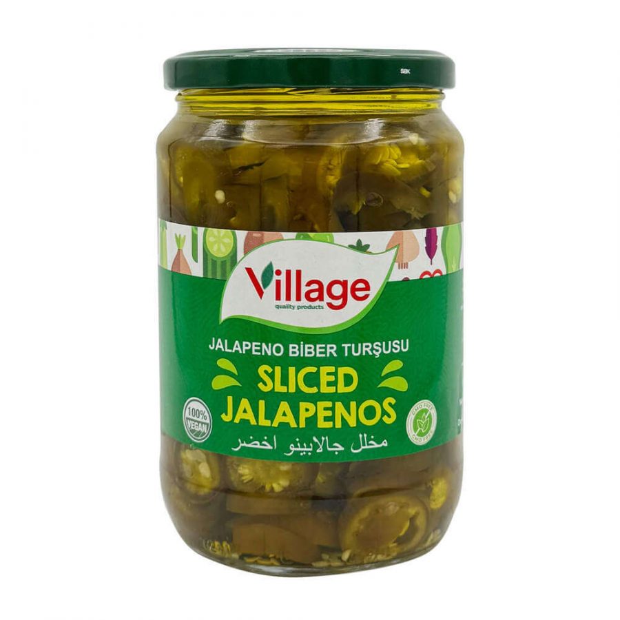 VILLAGE SLICED JALAPENO PEPPER PICKLES - Image 1
