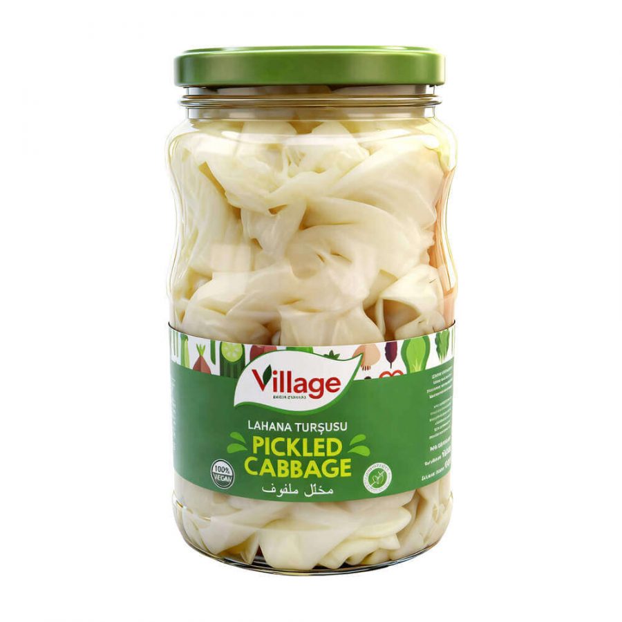 VILLAGE PICKLED CABBAGE (LAHANA) 1650G - Image 1