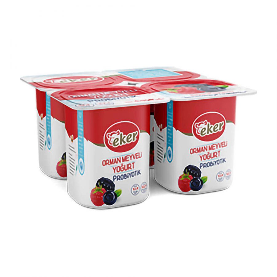 EKER PROBIOTIC YOGURT FOREST FRUIT (4'S MP) TR - Image 1
