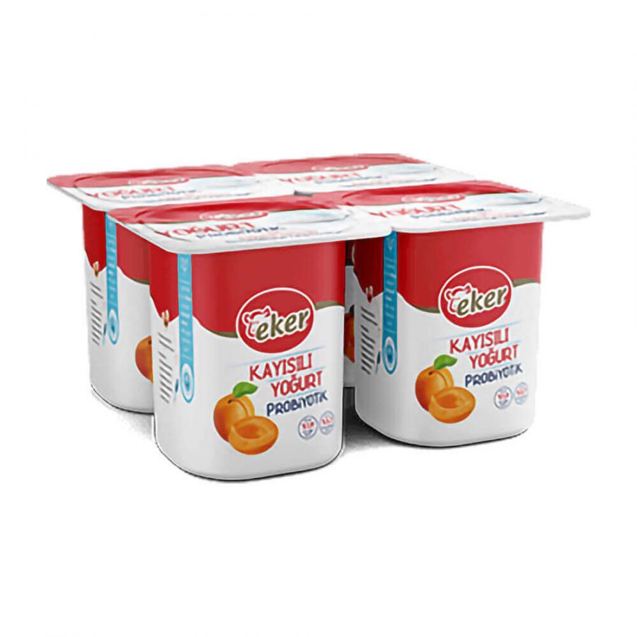 EKER PROBIOTIC YOGURT APRICOT (4'S MP) TR - Image 1