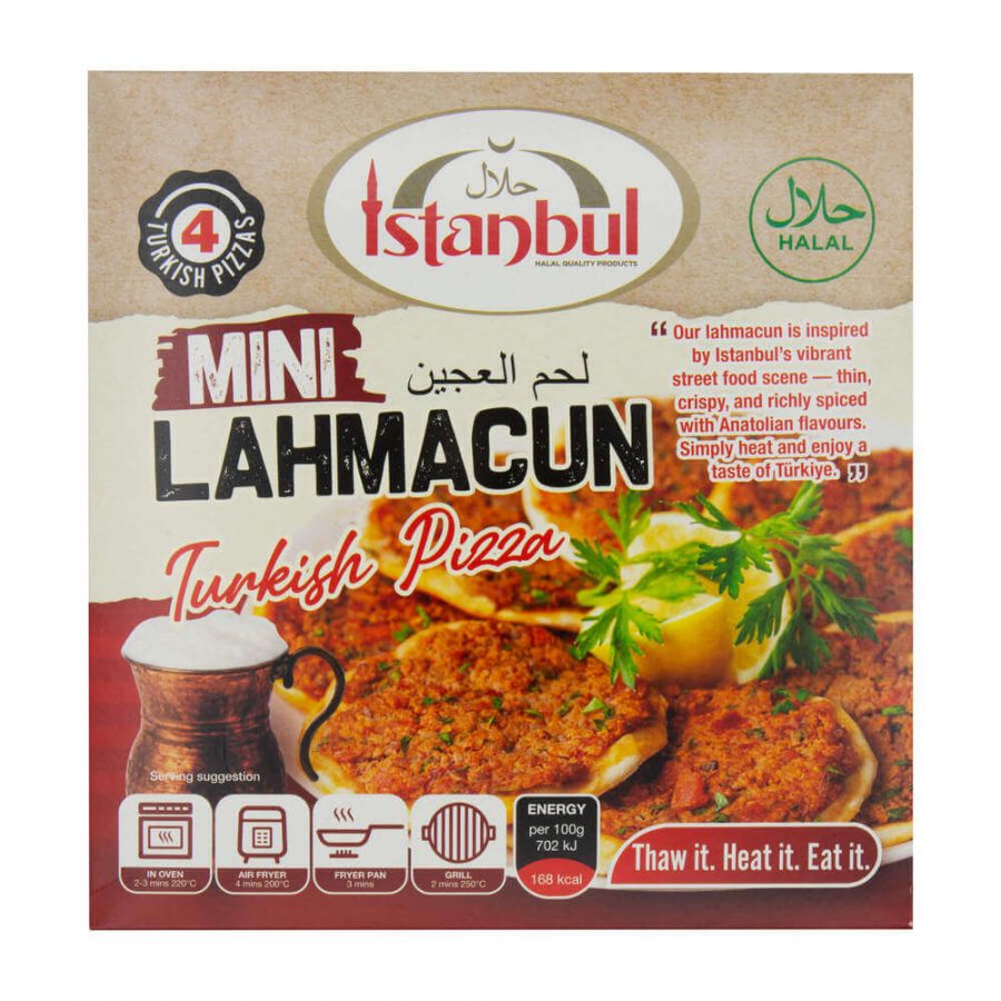 ISTANBUL LAHMACUN (4 MINI TURKISH PIZZA) - Image 1