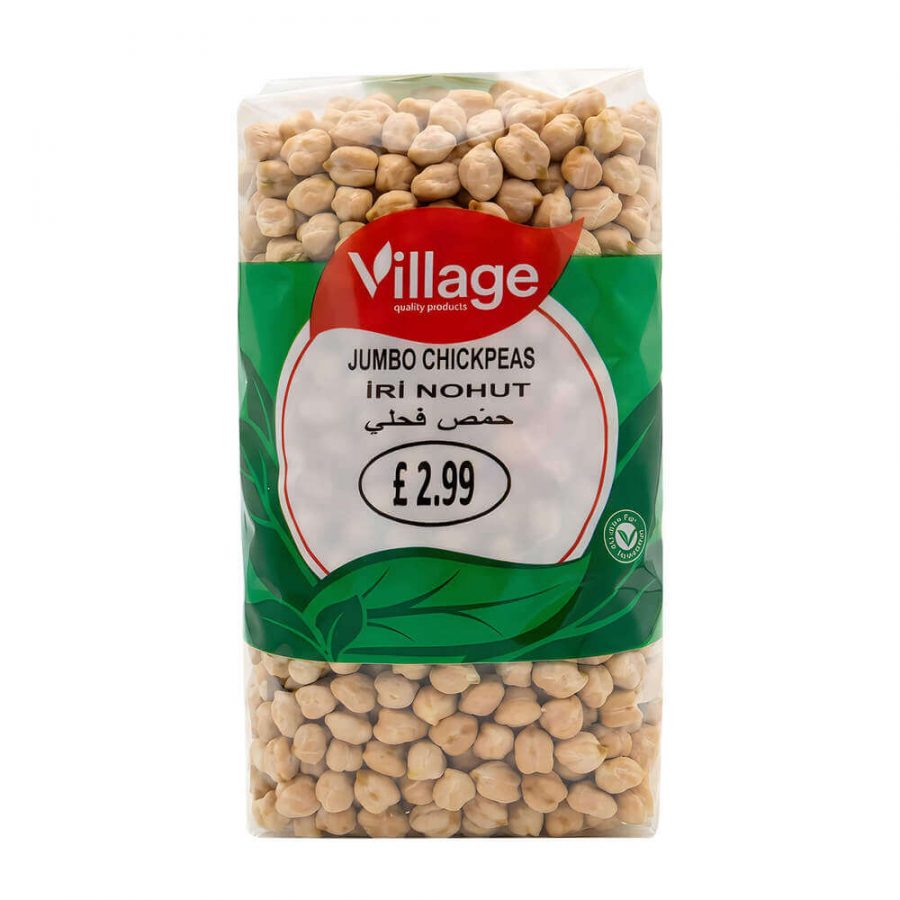 VILLAGE CHICKPEAS JUMBO NOHUT (11-12MM) - Image 1