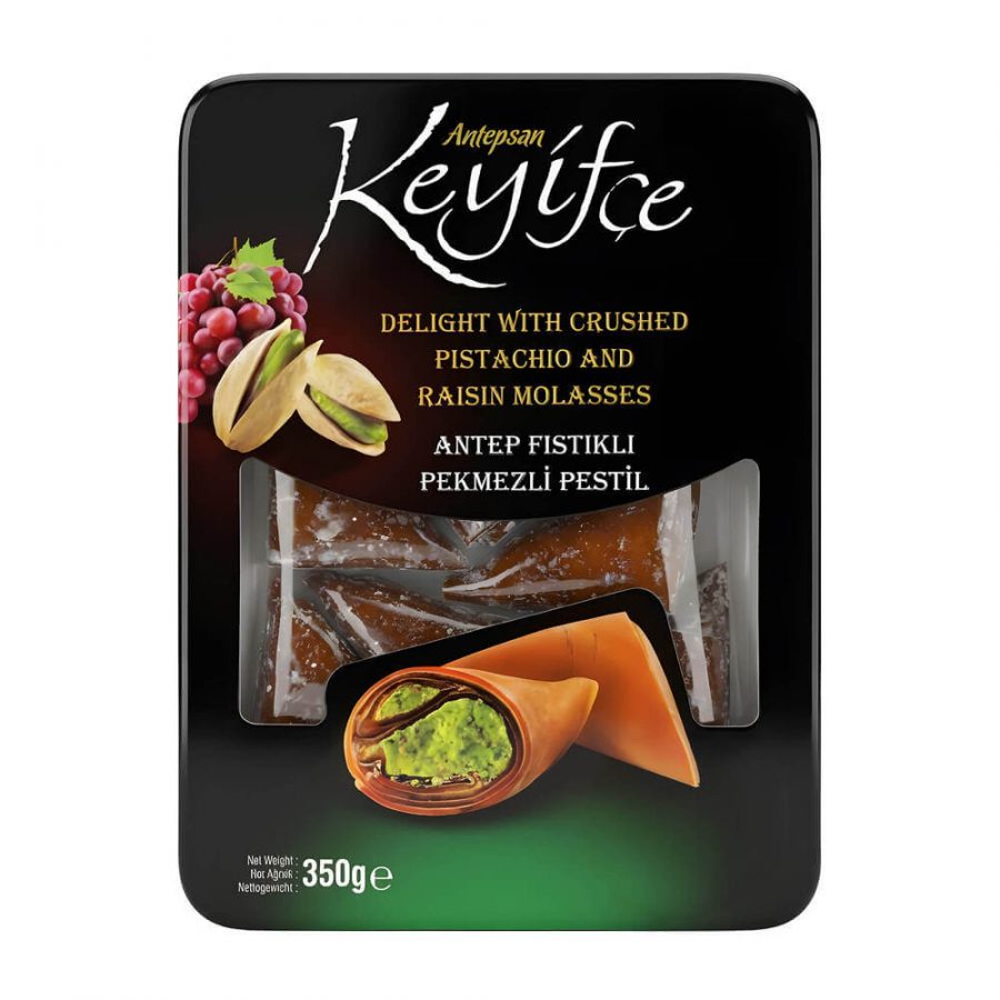 KEYIFCE FISTIKLI PEKMEZLI PESTIL (DELIGHT WITH PISTACHIO AND RAISIN MOLASSES) - Image 1