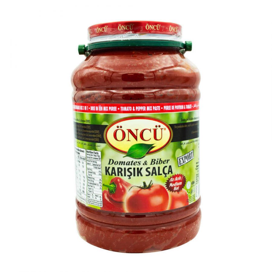 ONCU TOMATO & PEPPER MIXED PASTE(3 IN1 PASTE) PET - Image 1