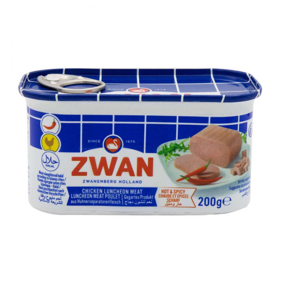 ZWAN CHICKEN LUNCHEON MEAT HOT & SPICY - Image 1