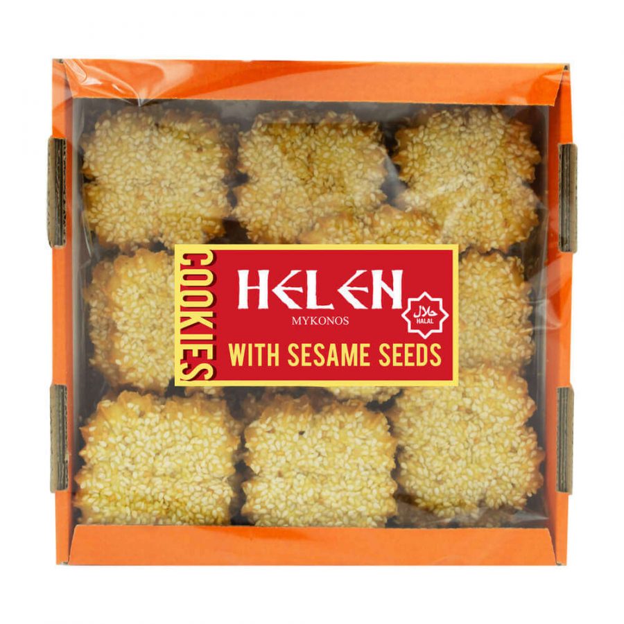 HELEN MYKONOS COOKIES WITH SESAME SEEDS - Image 1