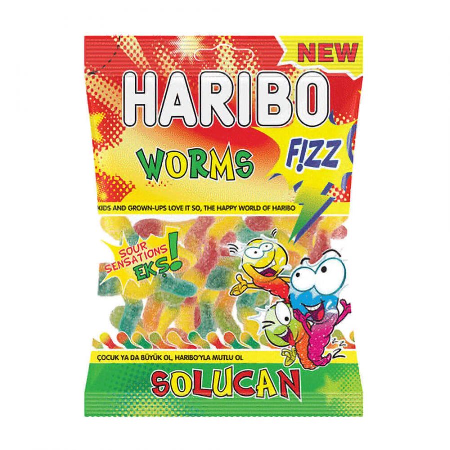 HARIBO FIZZ WORMS - Image 1