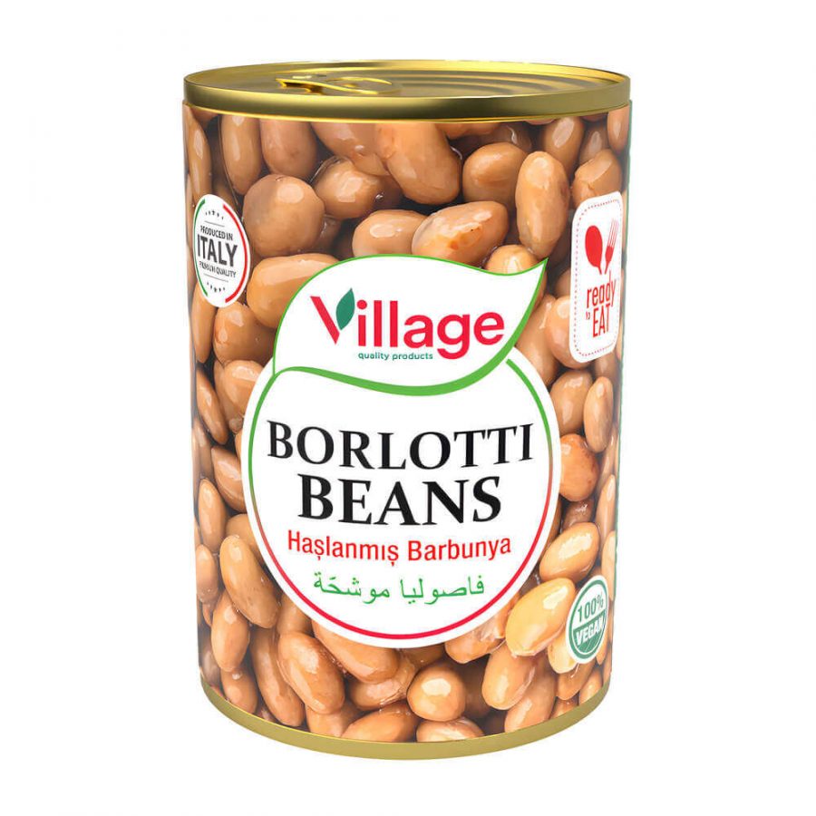 VILLAGE BORLOTTI BEANS EO TIN (NO PM) - Image 1