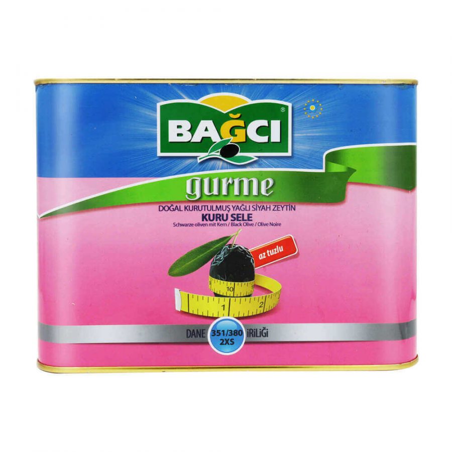 BAGCI GURME KURU SELE TIN (BLACK OLIVE)DISC - Image 1