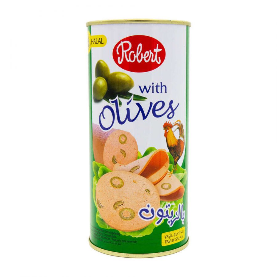ROBERT CHICKEN LUNCHEON MEAT WITH GREEN OLIVES - Image 1