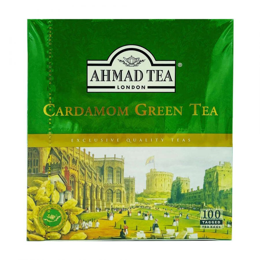 AHMAD TEA CARDAMOM GREEN TEABAG - Image 1