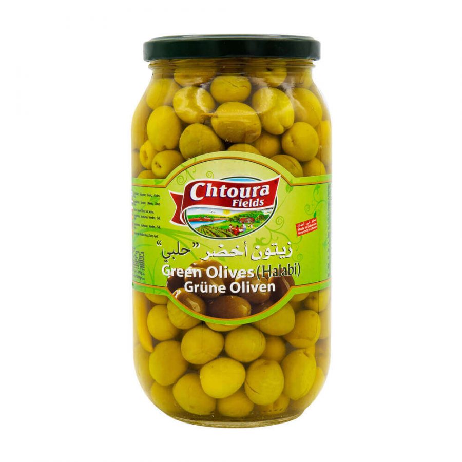 CHTOURA GREEN OLIVES (HALABI) - Image 1