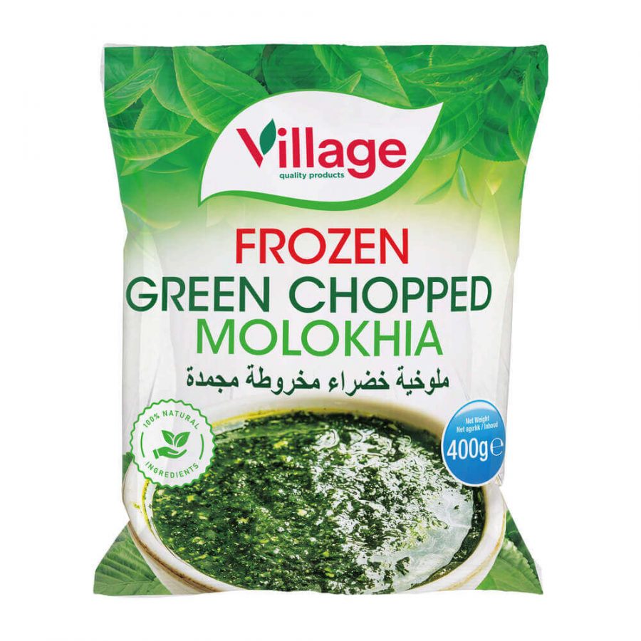 VILLAGE FROZEN GREEN MINCED MOLOKHIA VEG - Image 1