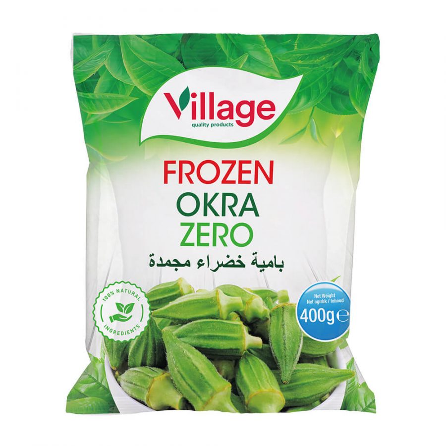 VILLAGE FROZEN GREEN OKRA ZERO VEG - Image 1