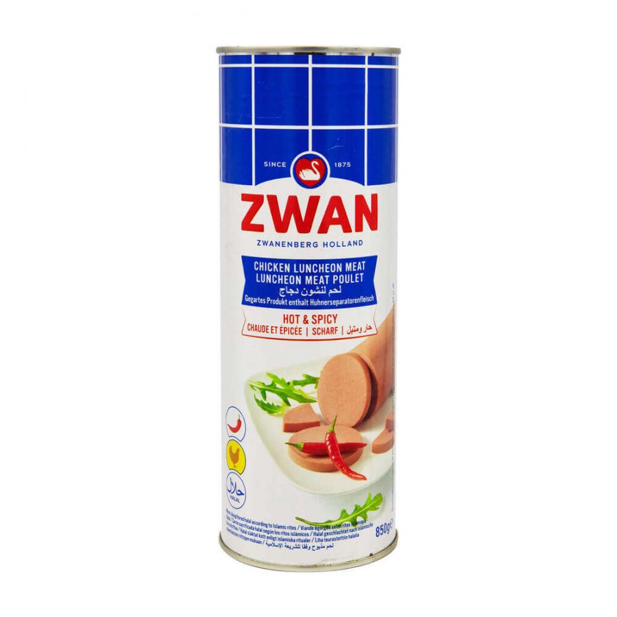 ZWAN CHICKEN LUNCHEON MEAT HOT & SPICY - Image 1