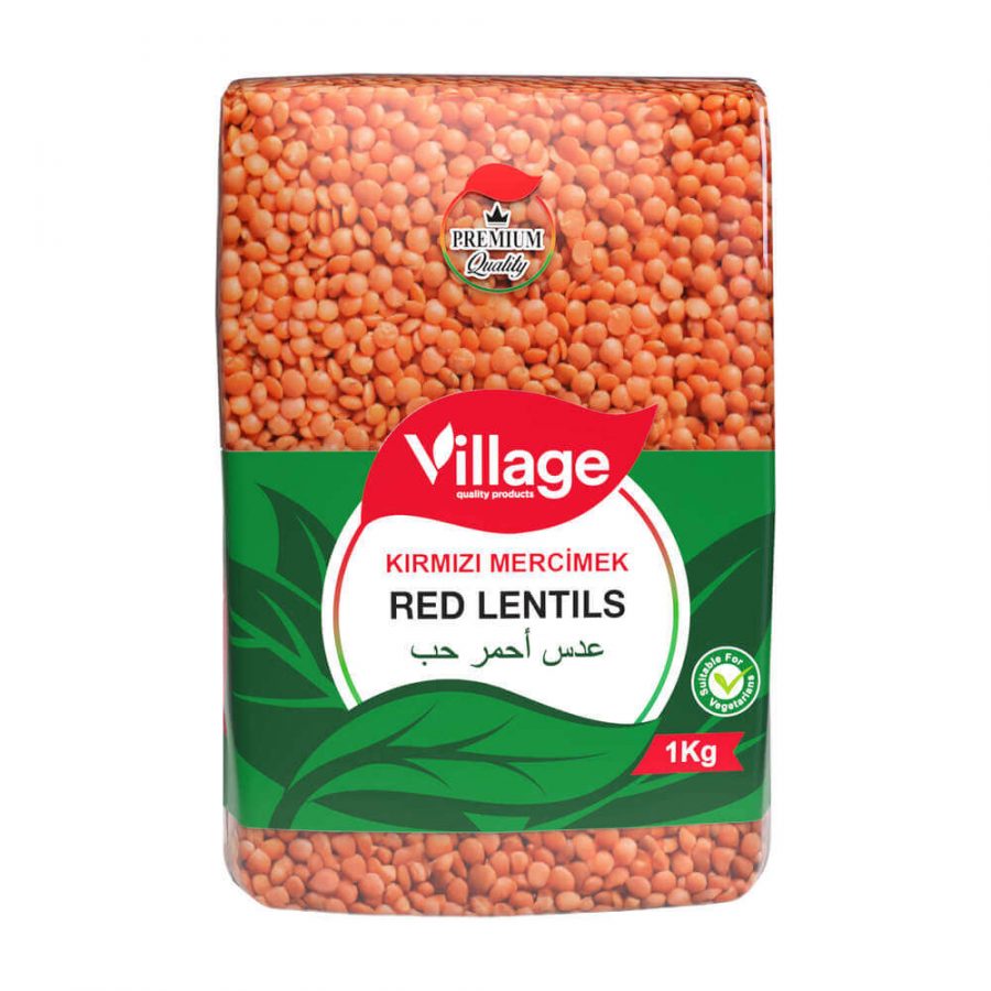 VILLAGE RED LENTILS WHOLE - Image 1
