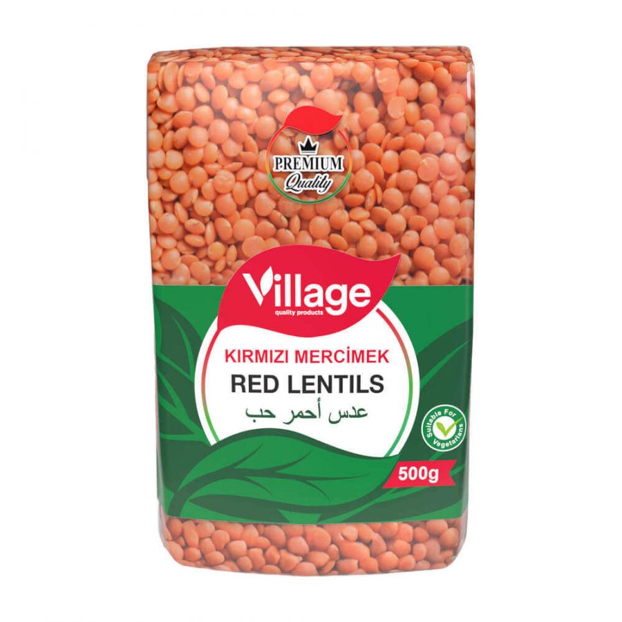 VILLAGE RED LENTILS WHOLE - Image 1