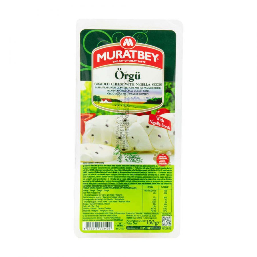 MURATBEY OTLU ORGU PEYNIRI (MUJADDEL WITH NIGELLA SEEDS) - Image 1