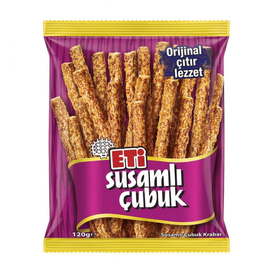 ETI SESAME STICK CRACKERS - Image 1