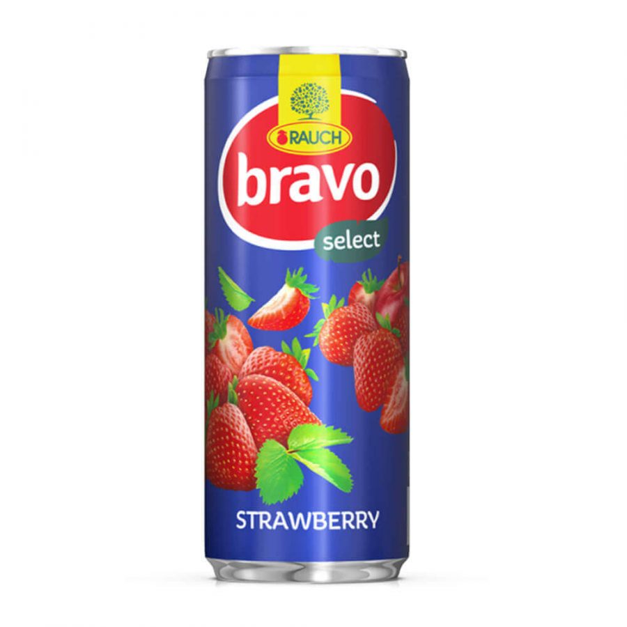 BRAVO STRAWBEERY JUICE DRINK - Image 1