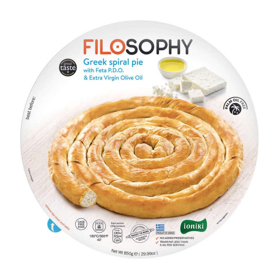 IONIKI FILO SPIRAL PIE WITH CHEESE (TEPSI) - Image 1