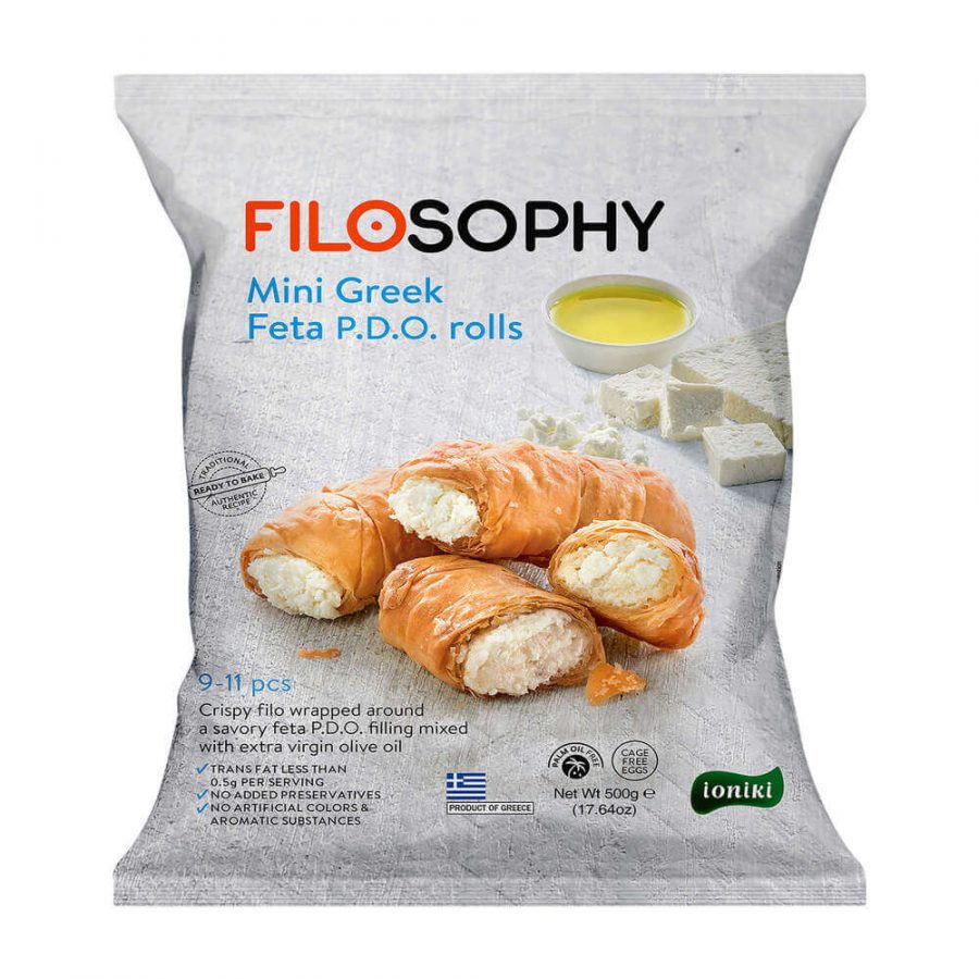 IONIKI MINI ROLLS WITH FETA CHEESE - Image 1