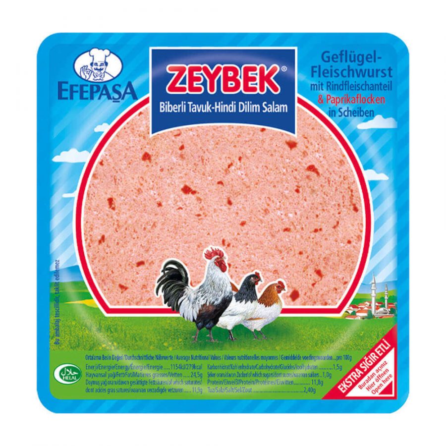 EFEPASA ZEYBEK SLICED CHICKEN SALAMI - Image 1