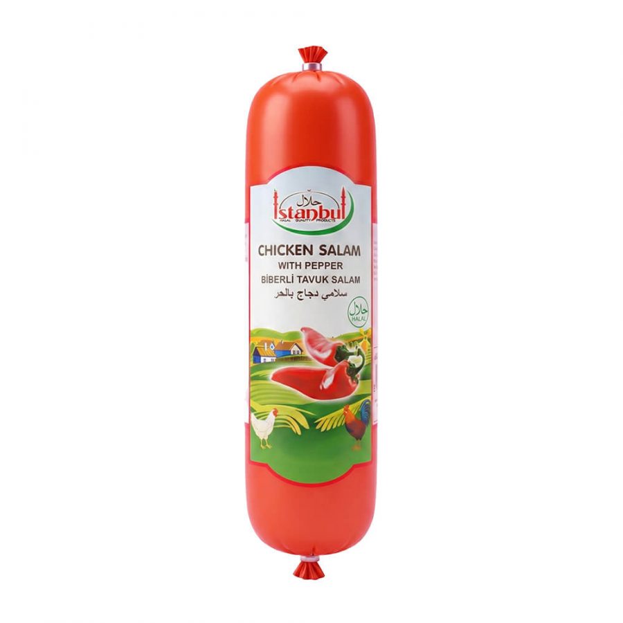 ISTANBUL CHICKEN SALAMI WITH PEPPER - Image 1