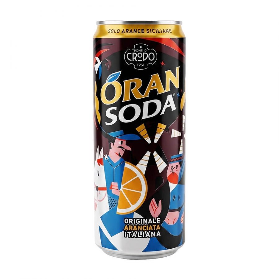 FONTI DI CRODO ORAN SODA ARANCIATA - Image 1