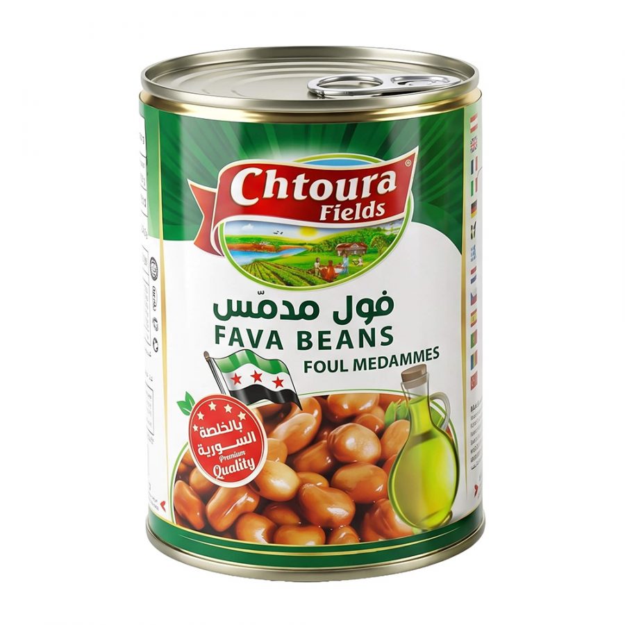 CHTOURA COOKED FAVA BEANS SYRIAN RECIPE TIN - Image 1