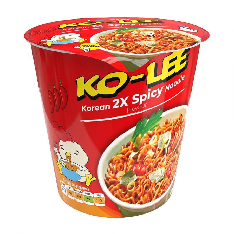 KO-LEE KOREAN NOODLES CUP 2X SPICY - Image 1